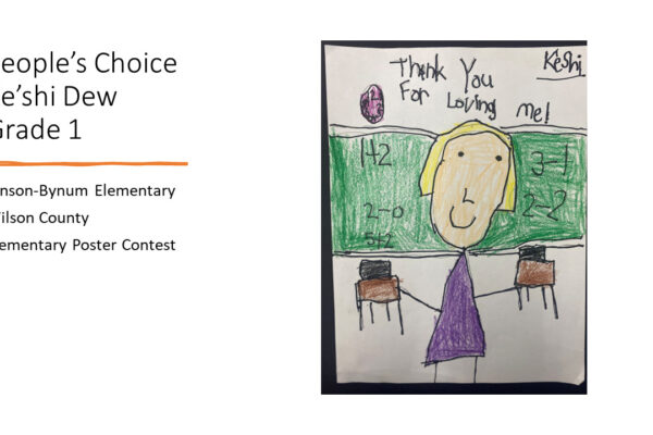Winners Selected in Elementary Poster Contest